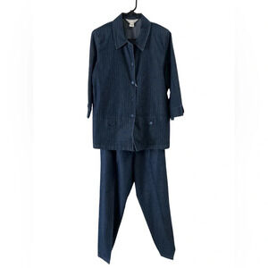 Vintage denim suit set